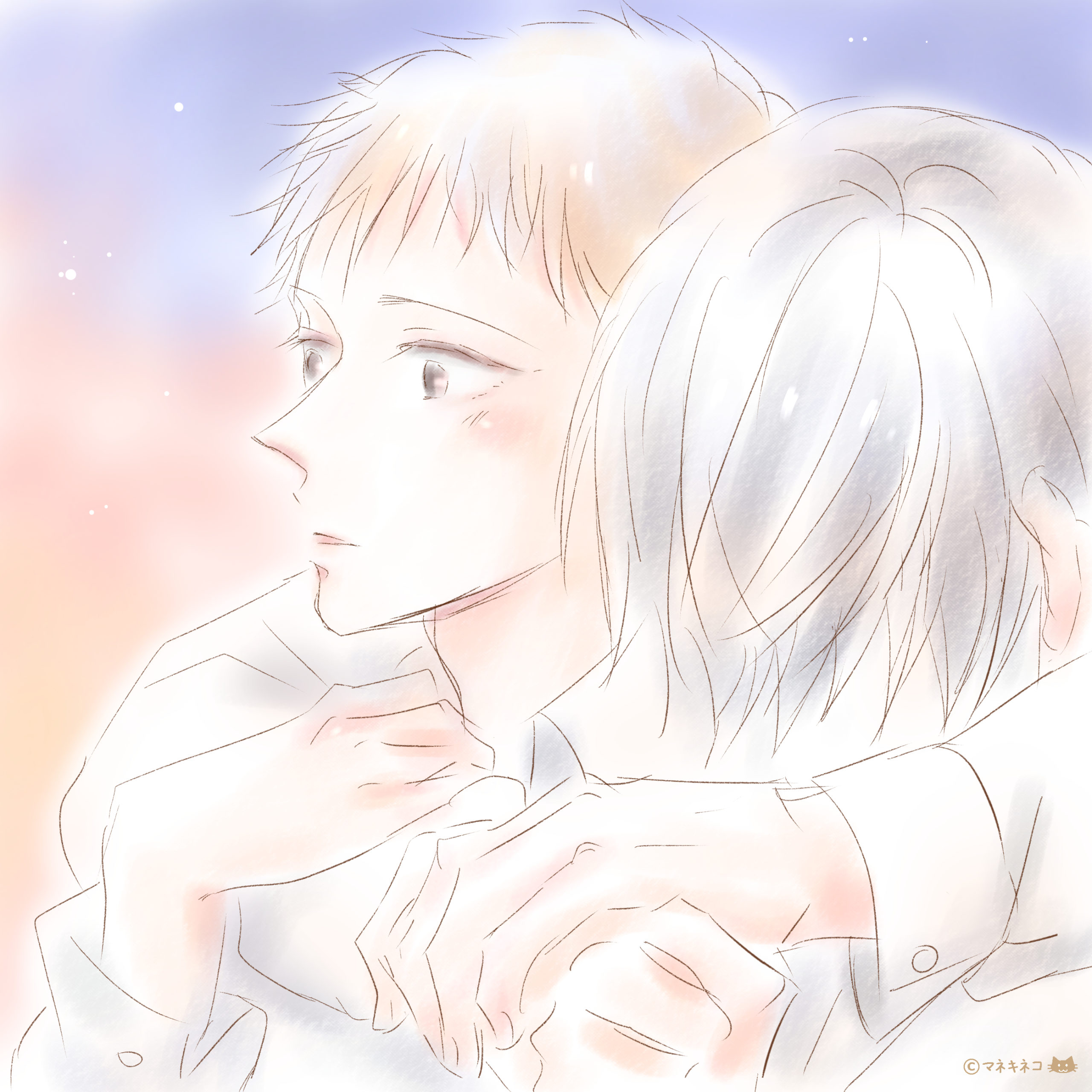 朝焼け BL オリジナル リーマン