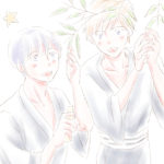 七夕祭り☆オリジナルBL/少年 イラスト