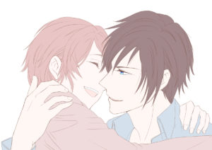 恋する2人 BLイラストの練習☆